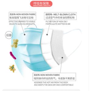 Buy cheap ISO13485 EN 14683 Blue High BFE Earloop Medical Mask from wholesalers