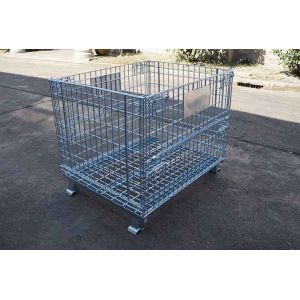 Buy cheap 1000kg Galvanized Stackable Wire Mesh Storage Cages from wholesalers