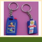 Buy cheap OEM colorful custom rubber 3D soft pvc Keychain with factory price from wholesalers