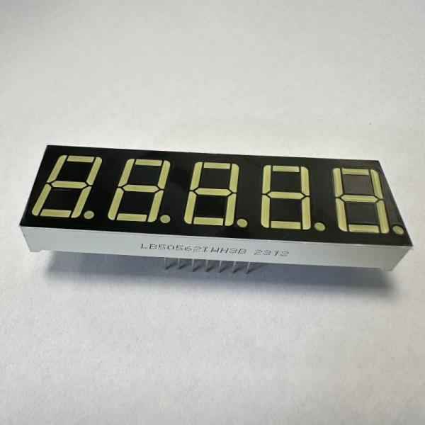 Buy cheap 0.56inch 5-Digit Ultra Bright White7 Segment LED Display Common Cathode for Process Control from wholesalers
