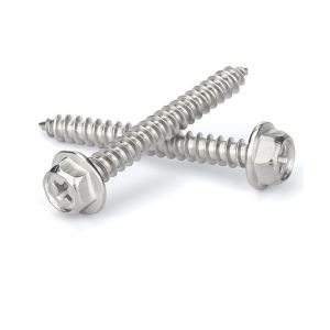 Buy cheap Blue White Hex Head Self Tappers M2 - M10 Multipurpose Screw from wholesalers