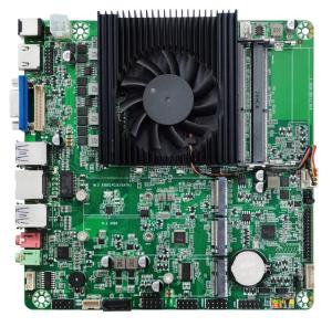 Buy cheap  Mini Itx Industrial Motherboard With Intel Core 11Th Generation H-Series Four Display Ddr4 M.2 Embedded Mainboard product