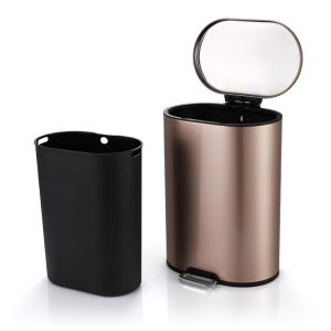 Stainless Steel 320mm Height Bathroom Garbage Bin