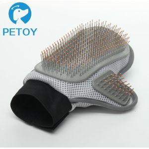 Buy cheap PVC Pet Grooming Glove Brush  Mesh Cloth Dog Shower Glove from wholesalers