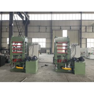 Buy cheap 220V Voltage Rubber Tile Vulcanizing Press with PLC Touch Screen Control System from wholesalers