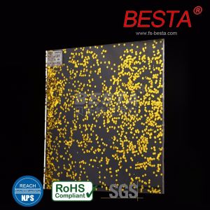 Buy cheap Shiny Cast Gold Glitter Acrylic Sheet 2-120mm Scratch Resistant from wholesalers