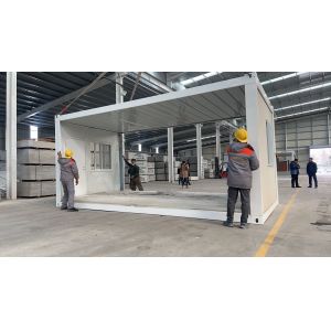 Buy cheap Multi-function Folding Container House Design Sandwich Panel Prefabricated Modular Tiny Easy Assemble Home 40ft 20ft from wholesalers