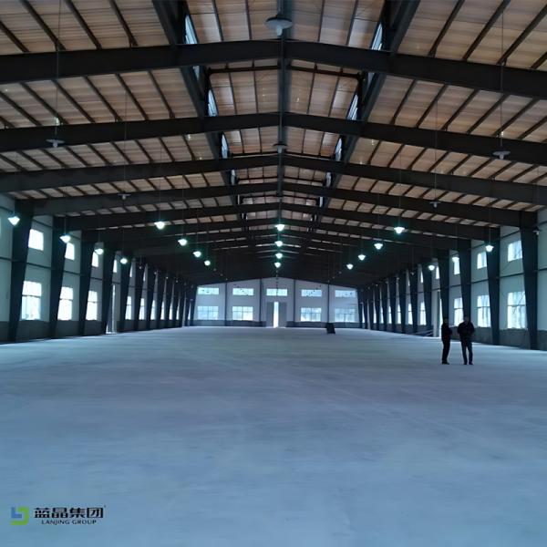 Buy cheap Prefabricated Prefab Large Span Metal Steel Structure Frame Workshop Storage Warehouse With Free Design from wholesalers