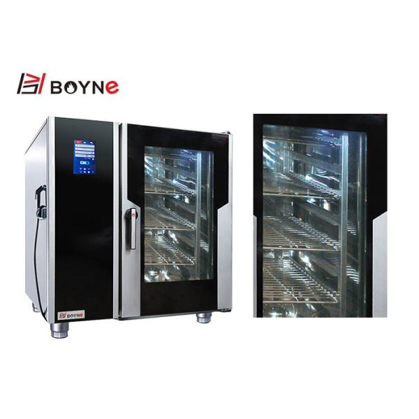 Quality 6 Trays Commercial Convection Steam Oven Tough Screen Combi Oven for sale