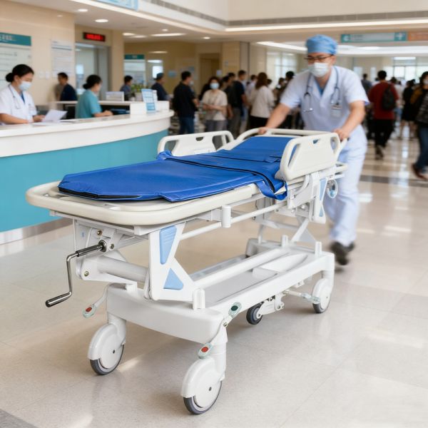 Buy cheap Multi-Function Manual Lift Stretcher Bed for ICU and ER from wholesalers