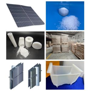 Buy cheap Tensile Strength 50-60 MPa PVDF Pellets , Smooth PVDF Granules For Extrusion Molding from wholesalers