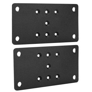 Buy cheap Sturdy Steel Plate 2 pc for Wood Joint Deck Railing Wood Fence Mail Post Anchor Base Bracket from wholesalers