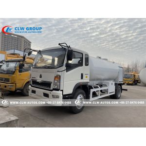 Buy cheap 8000L 4T HOWO 4x2 LPG Gas Bobtail Tanker Truck With Dispenser from wholesalers