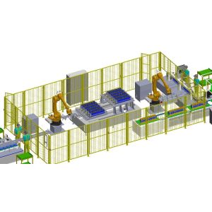 Lithium Ion Column Lifepo4 Battery Manufacturing Automation Lithium Battery Pack