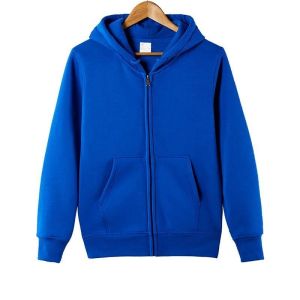 Wholesale Plus Size Men′s Hoodies Full Zip up Custom Print Logo Hoodie for Man
