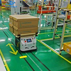 Industrial Warehouse AGV Automated Guided Vehicle material handling 200kg