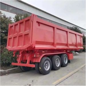 Tread 1840mm U-Shape Rear Tipper Dump Semi Trailer with Hydraulic Cylinder 3