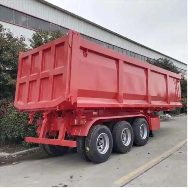 Tread 1840mm U-Shape Rear Tipper Dump Semi Trailer with Hydraulic Cylinder 3