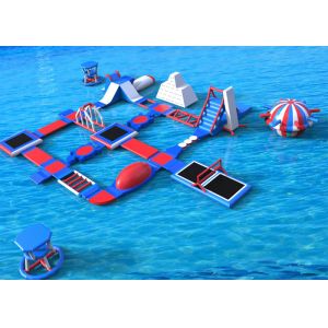 Commercial 0.9 mm PVC Inflatable Amusement Park / Inflatable Water Play