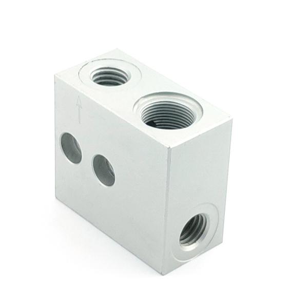 Quality Custom Precision Machined Valve Blocks for Industrial Automation Needs for sale