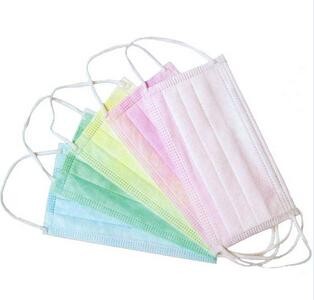 Buy cheap Disposable medical face masks with earloops in blue and white colors from wholesalers