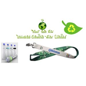 Buy cheap Sublimation Printed Eco Friendly Lanyards With Metal Hook / Plastic Buckle product