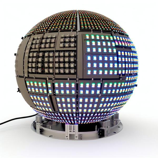 Epistar Led Chip Powered Sphere LED Screen with ISO Certification and Waterproof