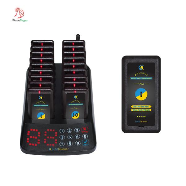 China export new design wireless touch keyboard token display queue call system