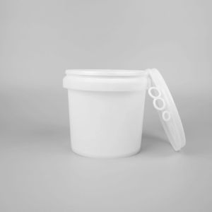 1L Polypropylene Buckets Plastic Food Bucket With Lid Leak Proof