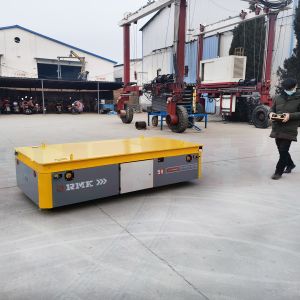 Buy cheap Battery Operated 5 Tons Hydraulic Lift Transfer Trolley PLC Control from wholesalers
