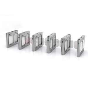Buy cheap Face Recognition Speed Glass Swing Pedestrian Turnstile Gate from wholesalers