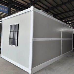 Buy cheap Modular Fold Up House Sandwich Panel Fireproof Foldable Expanding Cabin from wholesalers
