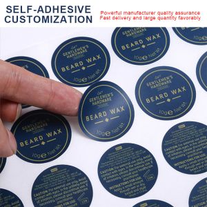 Buy cheap Custom Printed Logo Labels for Packaging Waterproof Sticker Printing Roll Label Round Stickers from wholesalers