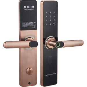 Buy cheap Glomarket Smart Door Lock Fingerprint Intelligent Zinc Alloy  Lock with Smart Lock WiFi Tuya APP for Home from wholesalers