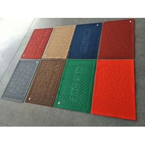 Buy cheap PVC embossed mat   Polyester embossed mat    pvc mat from wholesalers