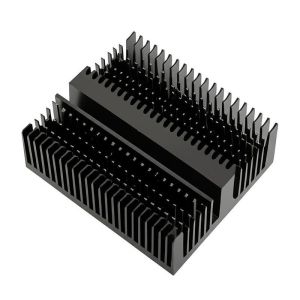 Buy cheap Black Anodized Aluminum Skived Fin Heat Sink for Electronics from wholesalers