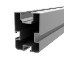 Natural Silver Ground Mount for Solar Panel Installation Pre-assembled and Customization