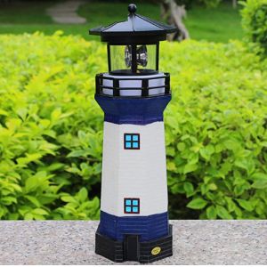 Buy cheap Weather Proof 12 Inch Garden Lighthouse Rotating Light from wholesalers