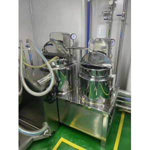 63Rpm Cosmetic Emulsifier Mixer With Heating Method Steam Electric Hot Oil