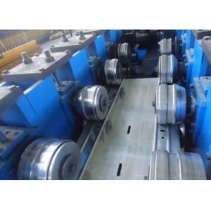Automatic Cable Tray Roll Forming Machine For Changeable 100-600 Width With Hole