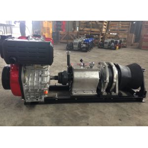 China 5 Ton Capacity Diesel Engine Wire Rope Winch for Cable Pulling with Compact Structure on sale