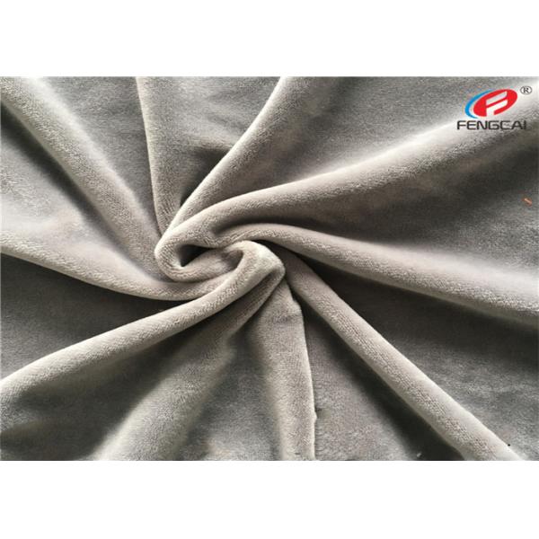 Quality Elastic Spandex Velvet Fabric Blanket Use Polyester Minky Plush Fabric for sale