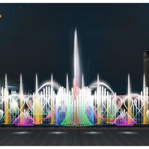 Buy cheap Customized Size Waterscape Laser Water Screen Movie Show Fountain ISO CE Certification from wholesalers
