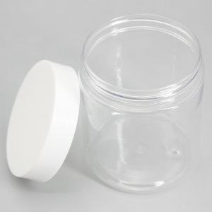 Transparent Snacks Storage 83mm 250ml Empty Cosmetic Containers