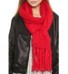 Buy cheap Lady wool scarf china wholesale with fringed edge from wholesalers