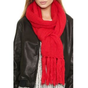 Buy cheap Lady wool scarf china wholesale with fringed edge from wholesalers