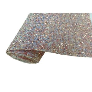 Buy cheap Elastic Fabric Backing Silver Glitter Fabric Soft And Sparkle Material from wholesalers