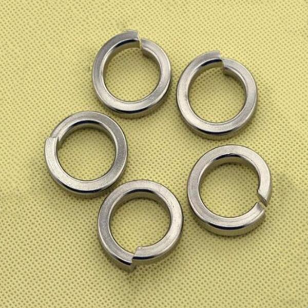 Buy cheap Customized Titanium Spring Lock Washers DIN 127 Surface Treatment Anodizing from wholesalers