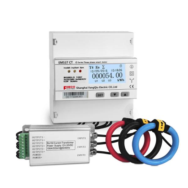 Quality EM537 CT O series 0.5s rogowski smart electricity meter with user-friendly interface for sale