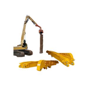 Buy cheap 16m 18m 19m Excavator Piling Boom And Arm Pile Driver Attachment High Strength from wholesalers
